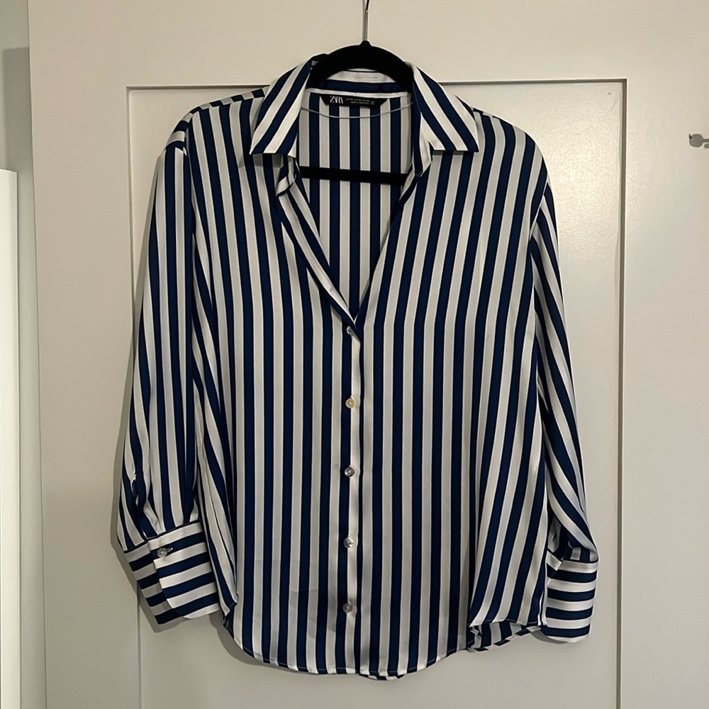 Zara silky blouse